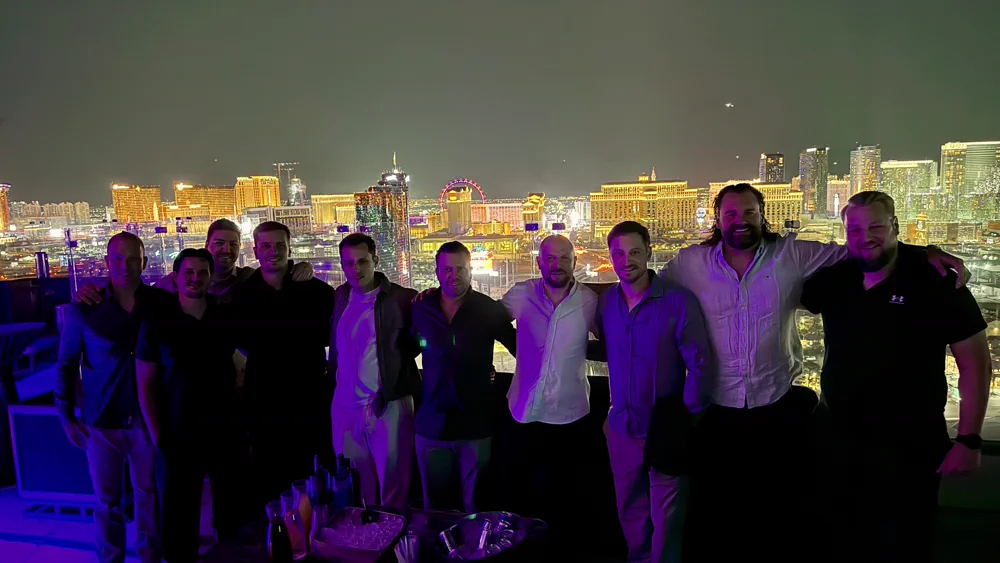 Bachelor party VIP bottle service at Ghostbar
