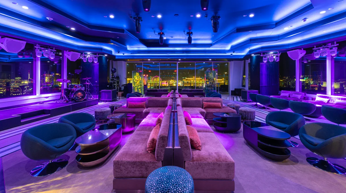 Ghostbar main lounge interior Las Vegas