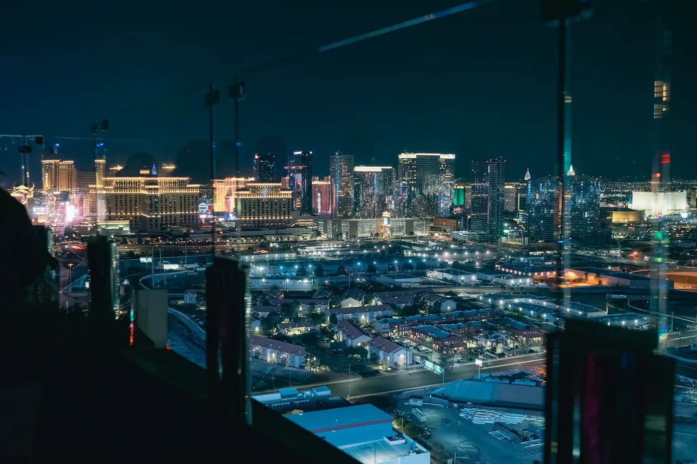 Ghostbar 55th floor terrace panoramic view Las Vegas